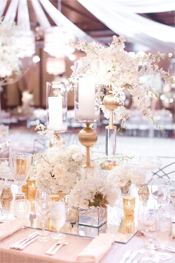 Gold and White Wedding Decor Inspiration