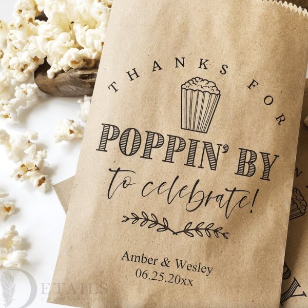 Wedding Favors Under $5 That Your Guests Will Love - popcorn