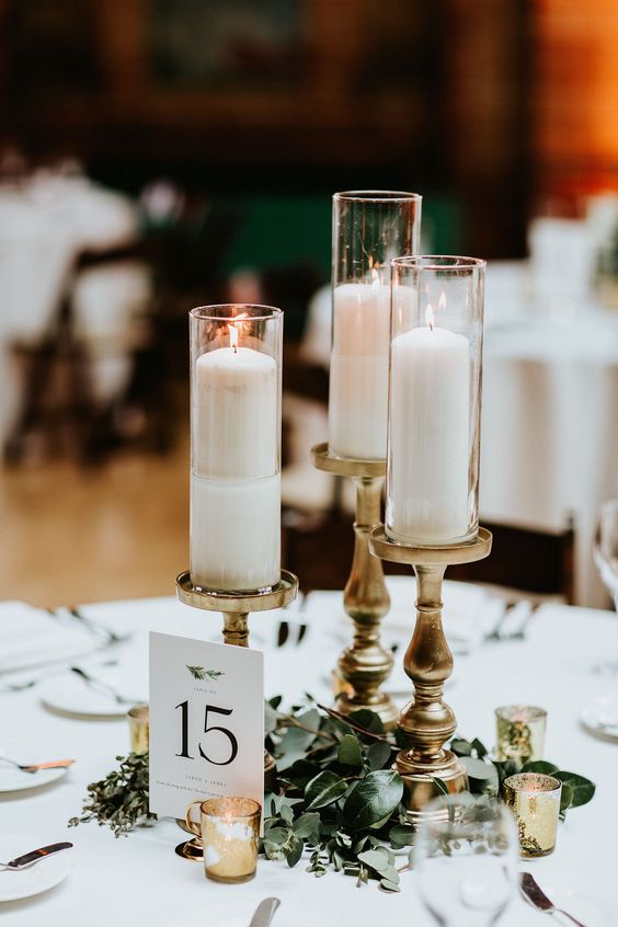 Candle Centerpiece Wedding Ideas