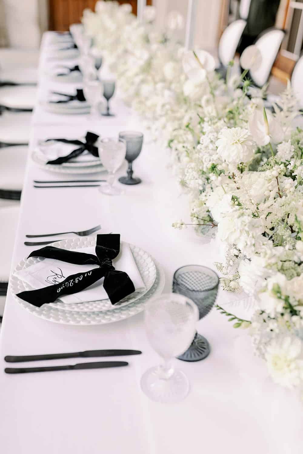 Black and White Wedding Designs