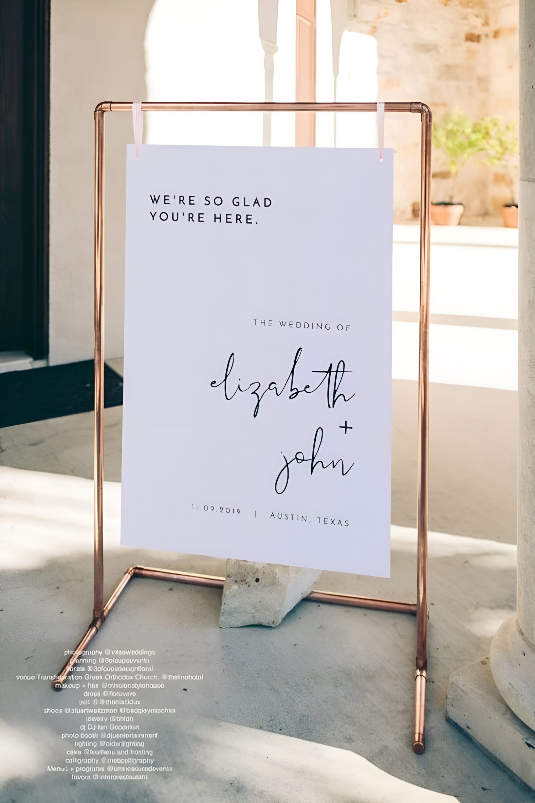 Wedding Welcome Sign Ideas