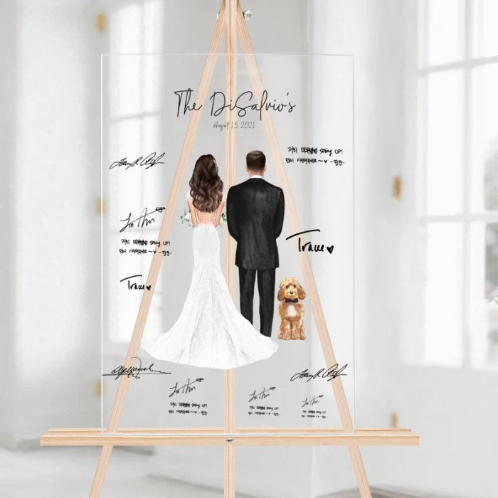 Wedding Guest Book Alternative: Ideas You'll Love - acrylic photo