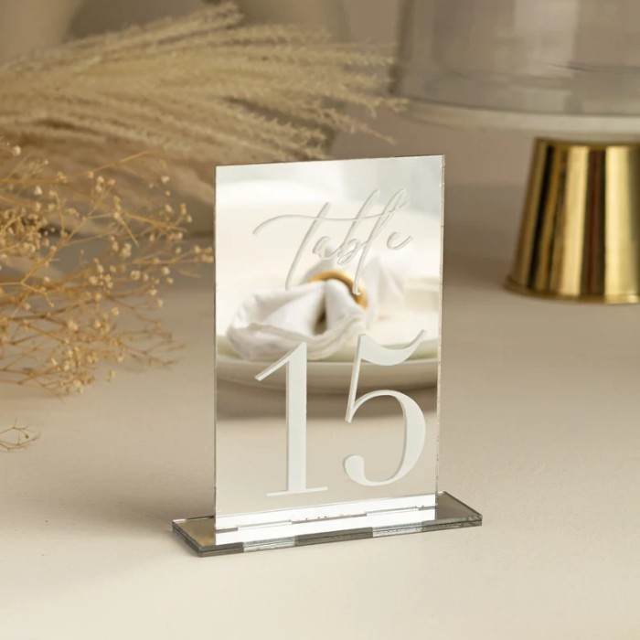 Wedding Table Number Ideas