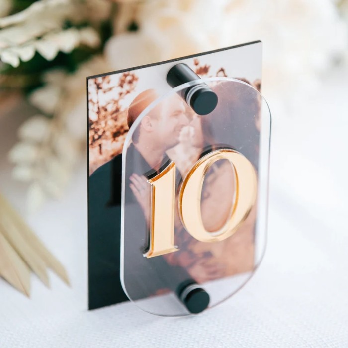 Wedding Table Number Ideas