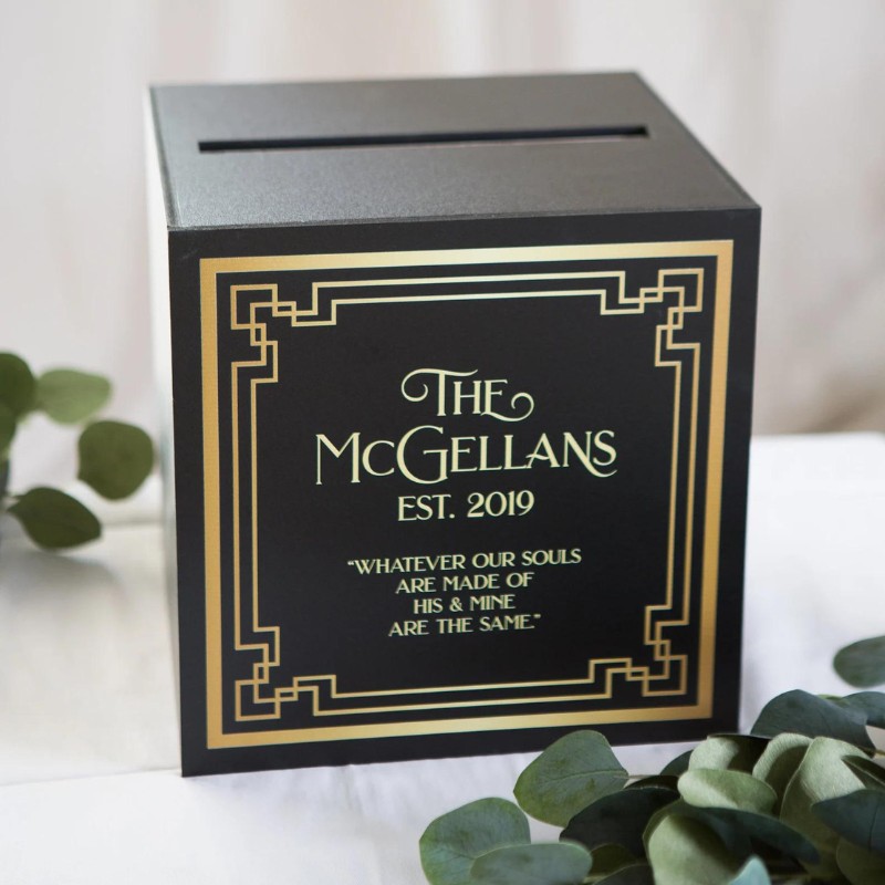 Wedding Card Box Ideas: Products You'll Love! - black acrylic