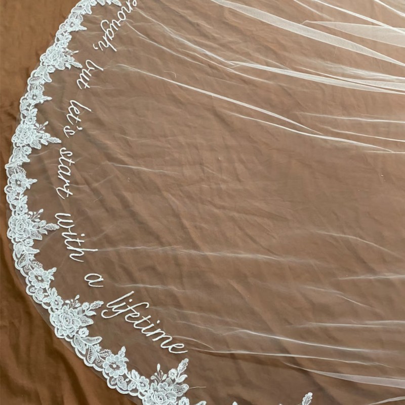 Personalised Wedding Veils You'll Love