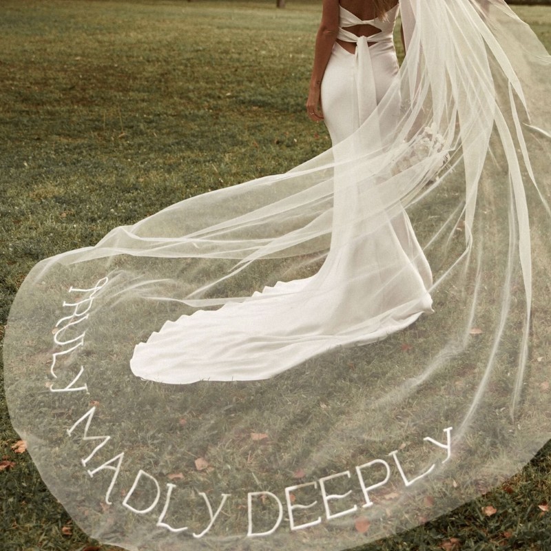 Personalised Wedding Veils You'll Love