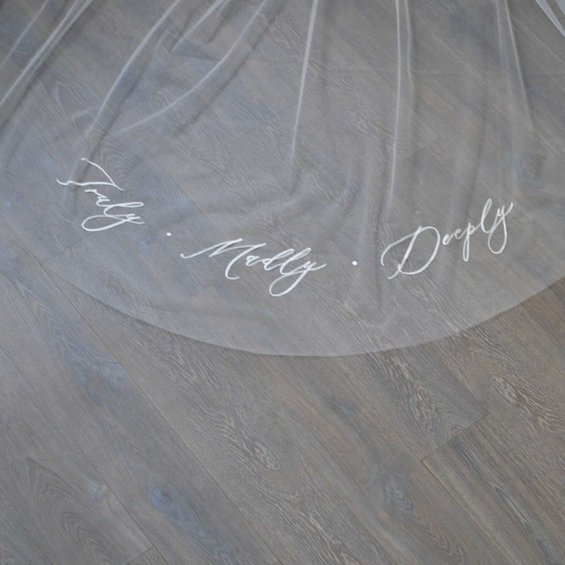 Personalised Wedding Veils You'll Love