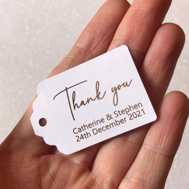 Wedding Favor Thank You Stickers And Tags