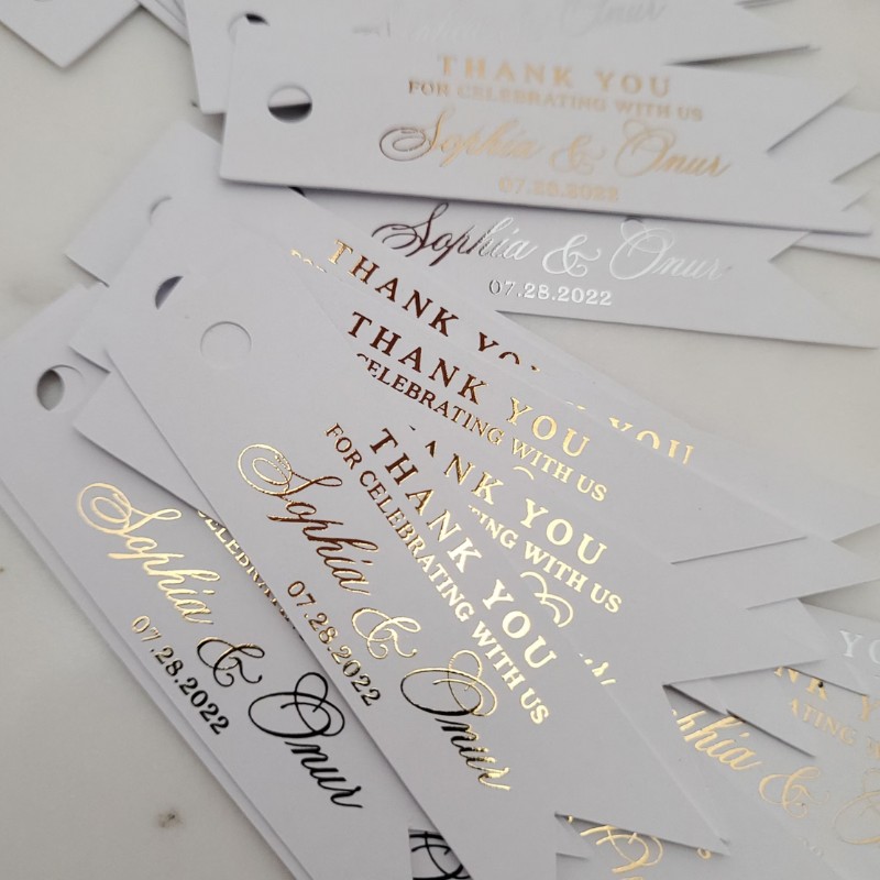 Wedding Favor Thank You Stickers And Tags