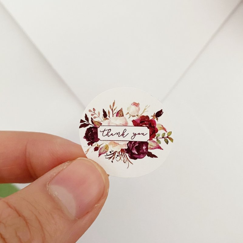 Wedding Favor Thank You Stickers And Tags