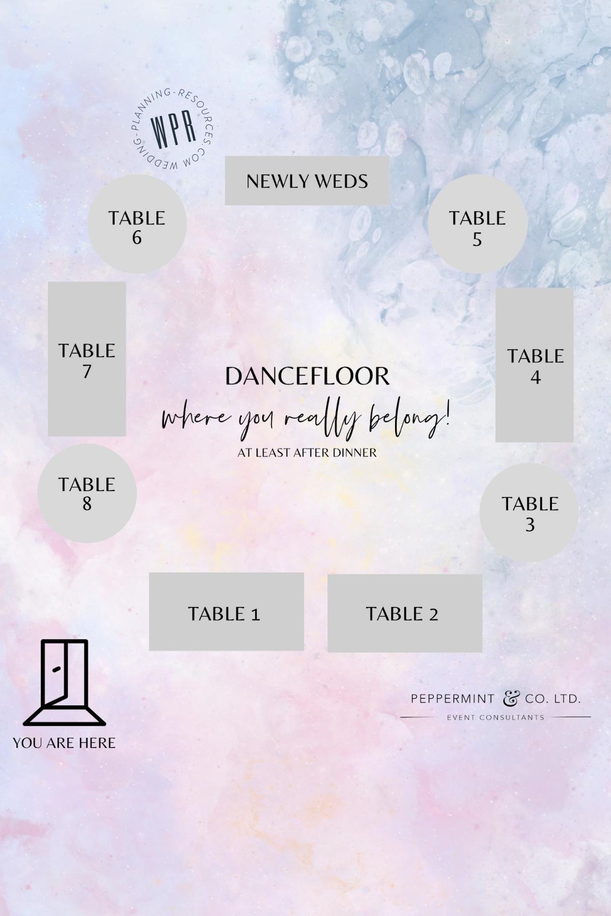 How To Make A Wedding Seating Chart