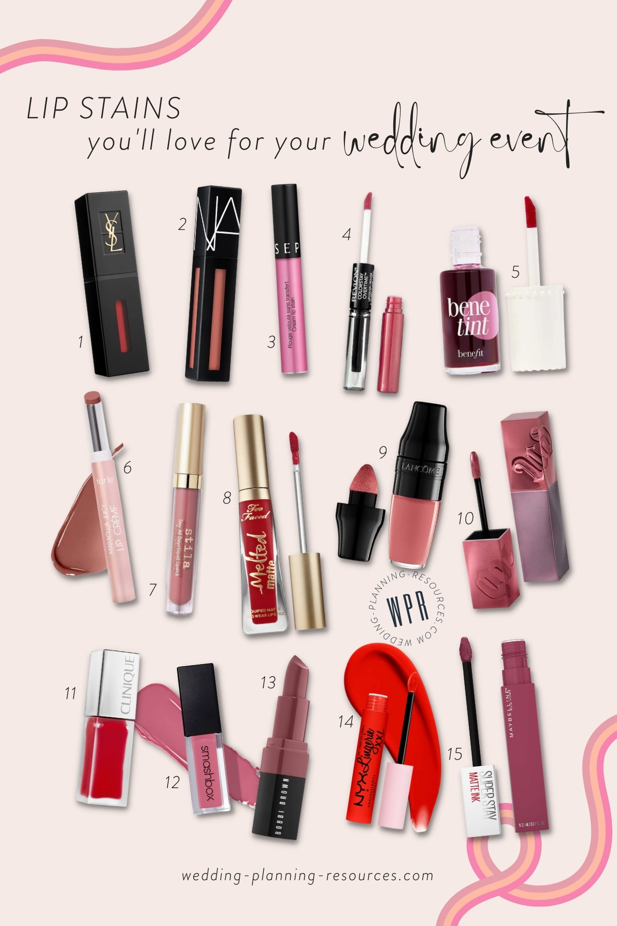 Lip Stains For Your Wedding Event: Top 15 You'll Love