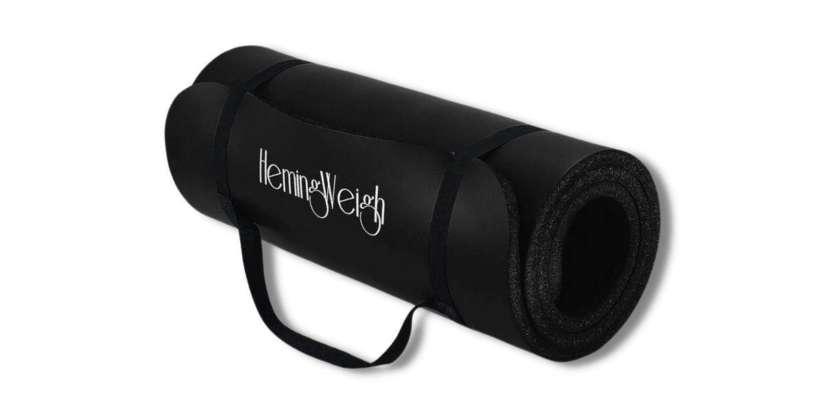  HemingWeigh Yoga Mat Thick, 1 Inch Thick, Non Slip