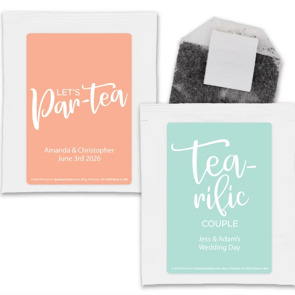 Coffee Tea Wedding Favor Ideas: Under $5