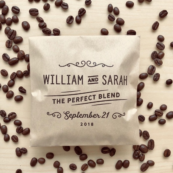 Coffee Tea Wedding Favor Ideas: Under $5