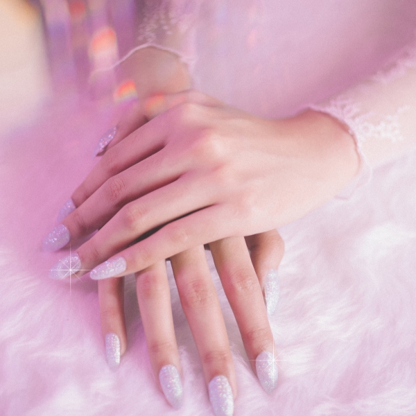 Prettyladiestalk: Nail Extensions with Nail Art - Pooja Parmar