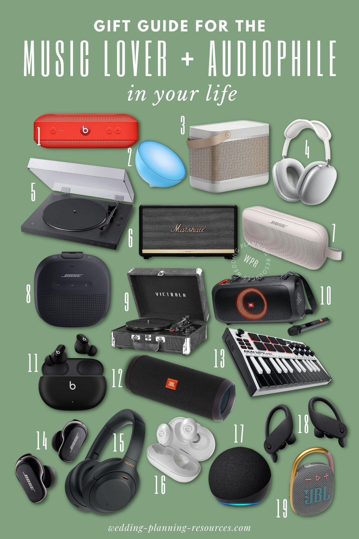 gift guide : music lovers audiophiles