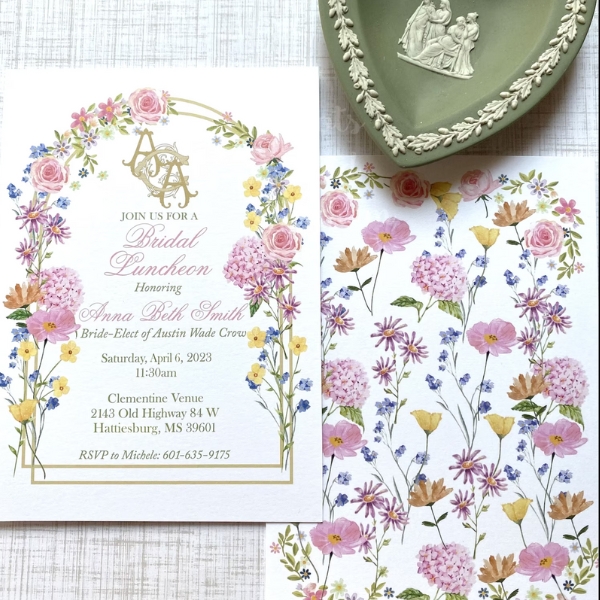 Bridal Shower Flower Invitations You’ll Love