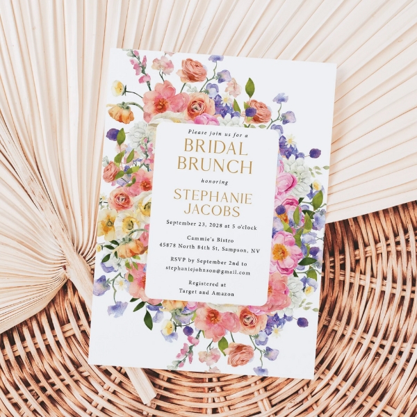 Bridal Shower Flower Invitations You’ll Love