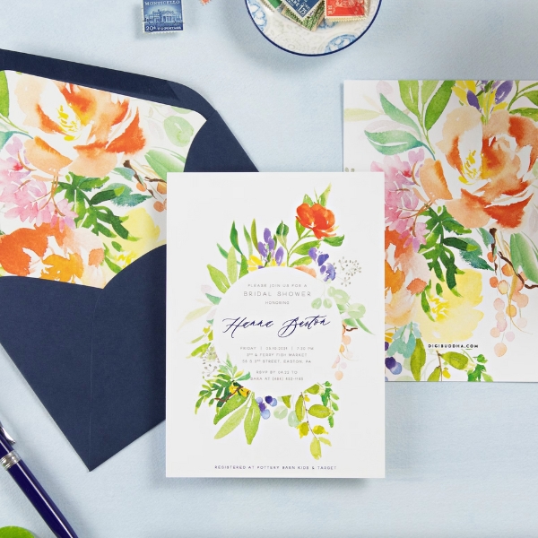 Bridal Shower Flower Invitations You’ll Love