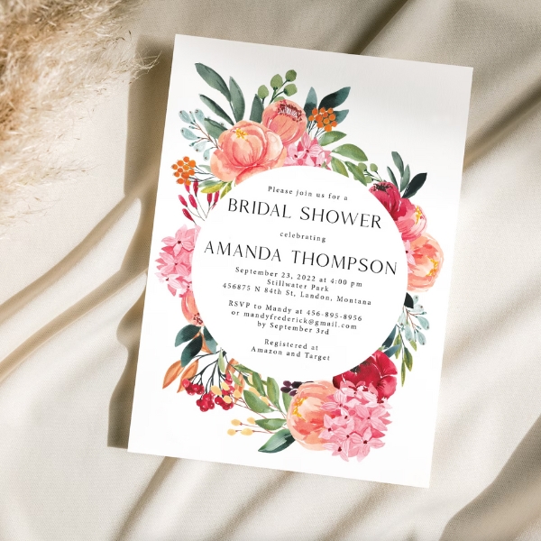 Bridal Shower Flower Invitations You’ll Love