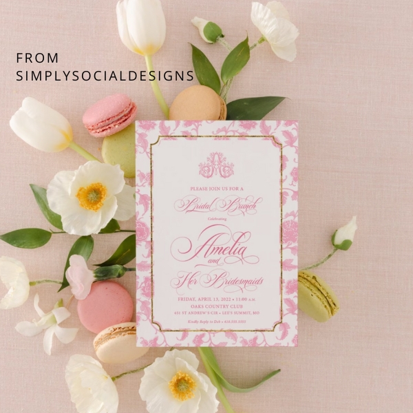 Bridal Shower Flower Invitations You’ll Love