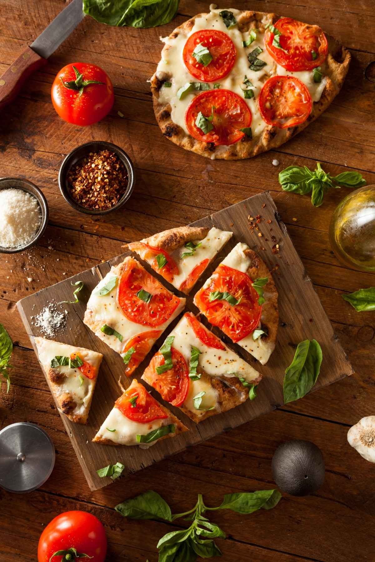 5-Ingredient Pantry Flatbread Pizza : Airfryer + Oven