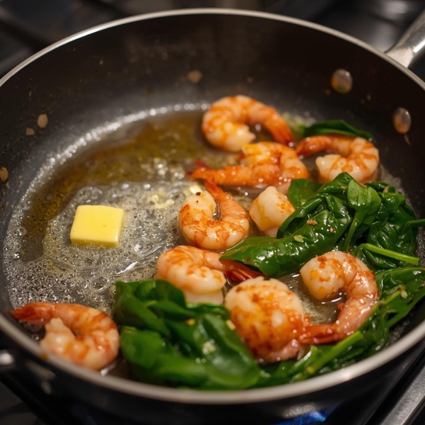 Creamy Garlic Butter Tuscan Shrimp