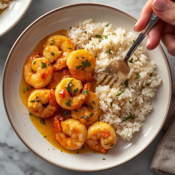 Creamy Garlic Butter Tuscan Shrimp