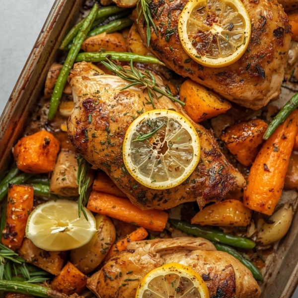 One-Pan Lemon Herb Chicken and Veggies