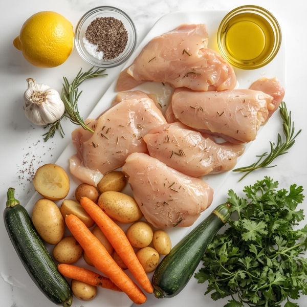 One-Pan Lemon Herb Chicken and Veggies