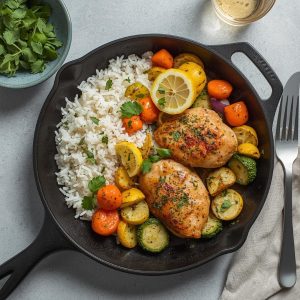 One-Pan Lemon Herb Chicken and Veggies
