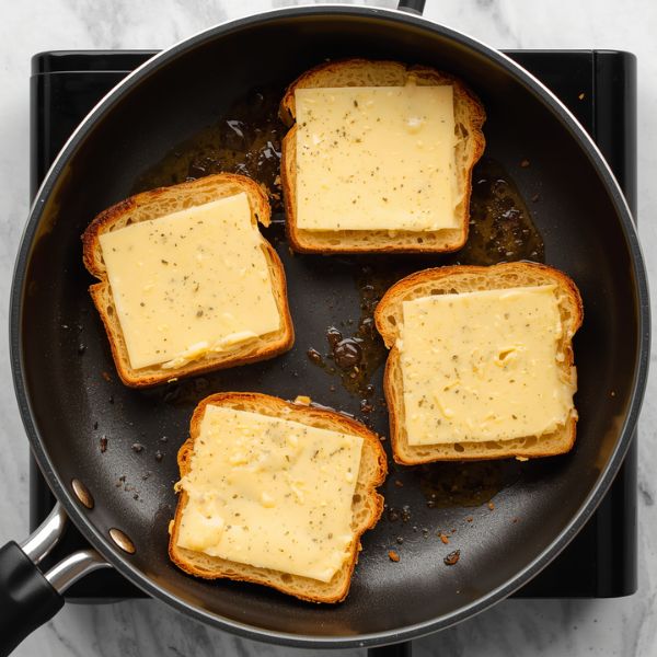 Roasted Tomato Basil Soup with Grilled Cheese
